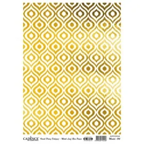 Model 16 Altın Varak Pirinç Dekopaj